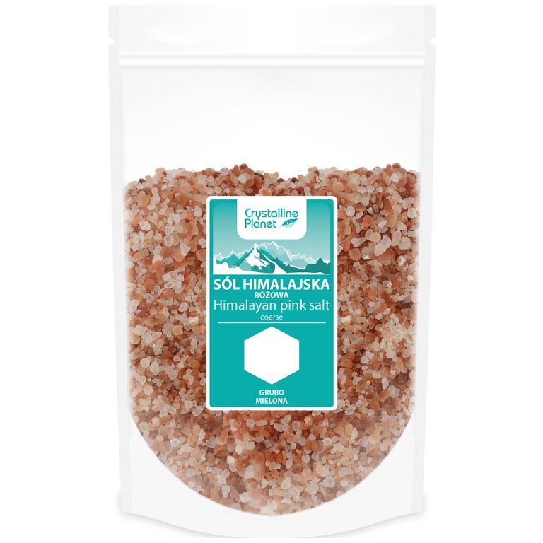SÓL HIMALAJSKA RÓŻOWA GRUBO MIELONA 1 kg - CRYSTALLINE PLANET
