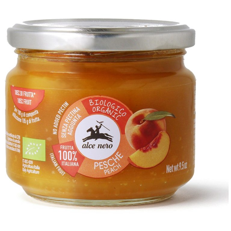 MUS BRZOSKWINIOWY BIO 270 g - ALCE NERO