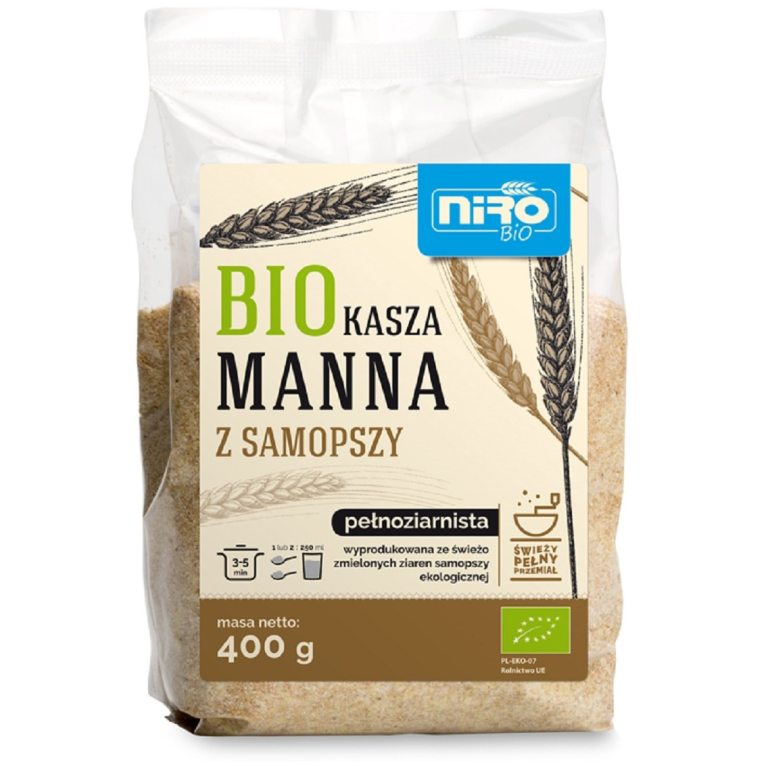 KASZA MANNA Z SAMOPSZY BIO 400 g - NIRO