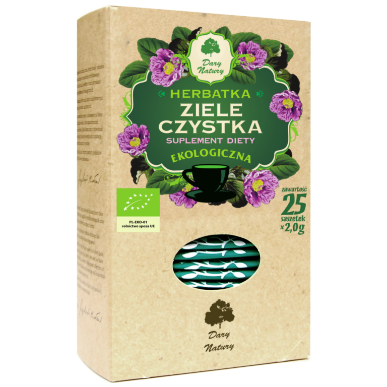 HERBATKA ZIELE CZYSTKA BIO (25 x 2 g) 50 g - DARY NATURY
