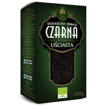 HERBATA CZARNA LIŚCIASTA BIO 100 g - DARY NATURY