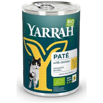 (DLA KOTA DOROSŁEGO) PASZTET Z KURCZAKA Z ALGAMI MORSKIMI BIO 400 g - YARRAH