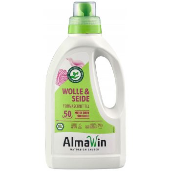 PŁYN DO PRANIA WEŁNIANYCH I JEDWABNYCH UBRAŃ (KONCENTRAT) ECO 750 ml (50 PRAŃ) - ALMAWIN