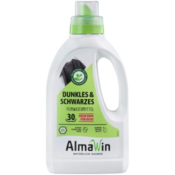 PŁYN DO PRANIA CIEMNYCH UBRAŃ (KONCENTRAT) ECO 750 ml (25 PRAŃ) - ALMAWIN