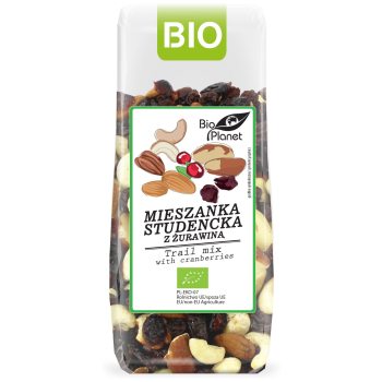 MIESZANKA STUDENCKA Z ŻURAWINĄ BIO 150 g - BIO PLANET