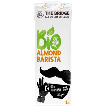 NAPÓJ MIGDAŁOWY BARISTA BEZ DODATKU CUKRÓW BEZGLUTENOWY BIO 1 L - THE BRIDGE