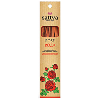 KADZIDEŁKA INDYJSKIE RÓŻA (15 szt.) 30 g - SATTVA (WELLNESS)