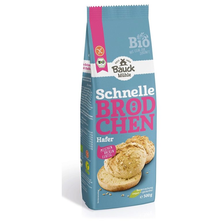 MIESZANKA DO WYPIEKU BUŁEK BEZGLUTENOWA BIO 500 g - BAUCK HOF